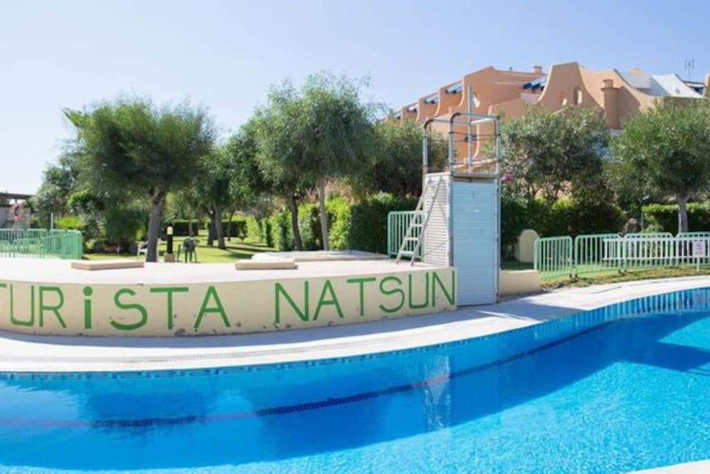 Estudio En Urbanizacion Naturista Con Piscina Junto Al Mar Vera Exterior foto