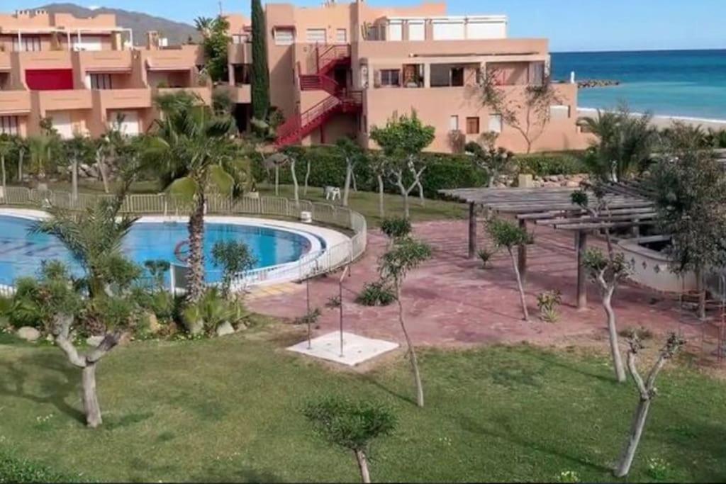 Estudio En Urbanizacion Naturista Con Piscina Junto Al Mar Vera Exterior foto